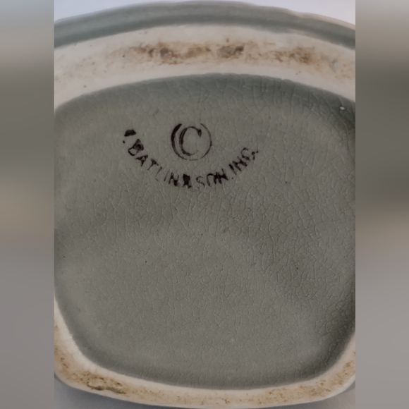 Vintage Batlin Leaping Antelope Ceramic Honey Pot w Spoon & Salt/Pepper Shakers - Picture 10 of 15